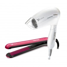 Deals, Discounts & Offers on Personal Care Appliances - Syska Superglam  Hair Straightener and Trendsetter  Hair Dryer (Multicolor)