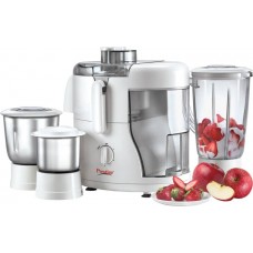 Deals, Discounts & Offers on Home Appliances - Prestige Champ 550 W Juicer Mixer Grinder  (White, 3 Jars)