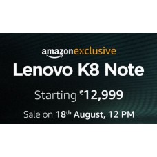 Deals, Discounts & Offers on Mobiles - Lenova K8 Note Starting at Rs.12999
