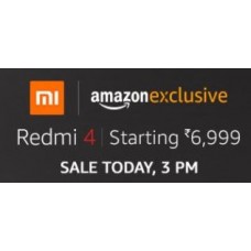 Deals, Discounts & Offers on Mobiles - Redmi 4 starting at Rs.6999 [Live  at  3.00 PM]