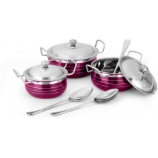 Deals, Discounts & Offers on Kitchen Applainces - Classic Essentials Induction Bottom Cookware Set  (Stainless Steel)