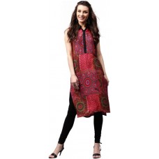 Deals, Discounts & Offers on Women Clothing - Libas Printed Women's Straight Kurta  (Multicolor)