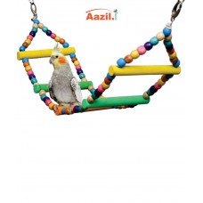 Deals, Discounts & Offers on Toys & Games - AAZIL Multi-colored Natural ladder Bird toy (Small)