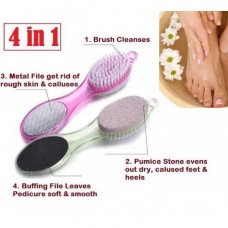 Deals, Discounts & Offers on Personal Care Appliances - crispy foot care 4 in 1 Multi-use Foot Care Brush with Pedicure