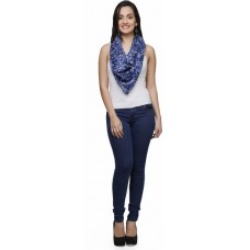 Deals, Discounts & Offers on Women Clothing - V&M Printed Poly Georgette Women's Scarf