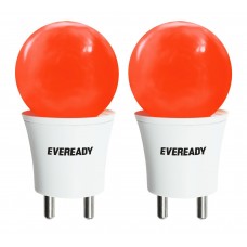 Deals, Discounts & Offers on Home Improvement - Eveready 0.5-Watt Plug and Play T-Type Deco LED Bulb (Red and Pack of 2)