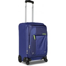 Deals, Discounts & Offers on Accessories - American Tourister Hugo Spinner 55 Cms Check-in Luggage - 21 Inches  (Blue)