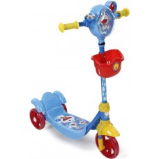 Deals, Discounts & Offers on Toys & Games - Doraemon Three Wheel Scooter  (Multicolor)