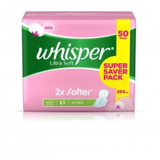 Deals, Discounts & Offers on Health & Personal Care - Whisper Ultra Soft Large Sanitary Pads 50 count