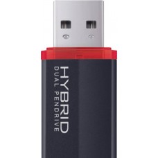 Deals, Discounts & Offers on Mobile Accessories - Iball Hybrid 32 GB OTG Drive  (Black, Type A to Micro USB)