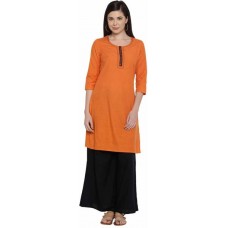 Deals, Discounts & Offers on Women Clothing - Minimum 60% Off On Rangmanch by Pantaloons Solid Women Straight Kurta  