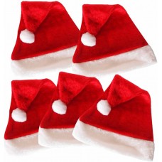 Deals, Discounts & Offers on Home Decor & Festive Needs - Unique Arts 5 Santa Caps Tinsel  (Pack of 5)