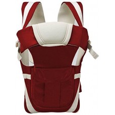Deals, Discounts & Offers on Baby Care - BabyGo Soft 4-in-1 Baby Carrier with Comfortable Head Support and Buckle Straps (Maroon/Red)