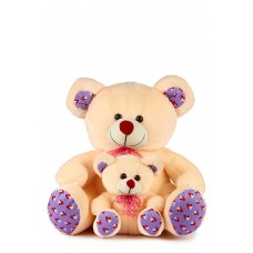 Deals, Discounts & Offers on Toys & Games - Deals India Cream Mother Baby Teddy, Cream