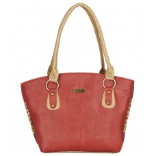 Deals, Discounts & Offers on Watches & Handbag - Fristo women's handbag (FRB-057) Orange and Beige