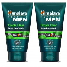 Deals, Discounts & Offers on Personal Care Appliances - Himalaya Men Pimple Clear Neem Face Wash, 100ml (Pack of 2)