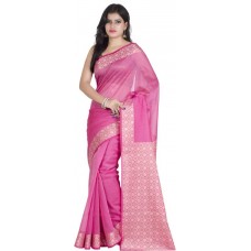 Deals, Discounts & Offers on Women Clothing - Chandrakala Self Design Banarasi Handloom Silk Cotton Blend Saree 