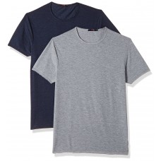 Deals, Discounts & Offers on Men Clothing - Qube By Fort Collins Men's T-Shirt (Pack of 2)