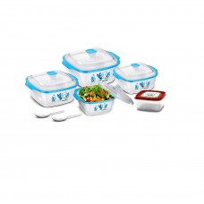 Deals, Discounts & Offers on Cookware - BMS Hot & Fresh Casserole Serving Gift set of 7 Pcs , Blue
