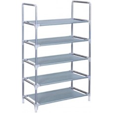 Deals, Discounts & Offers on Furniture - Crobat Carbon Steel Collapsible Shoe Stand  (5 Shelves)