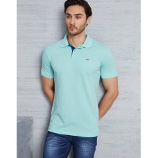 Deals, Discounts & Offers on Men Clothing - Metronaut Solid Men's Polo Neck Green T-Shirt