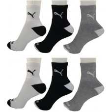 Deals, Discounts & Offers on Men Footwear - Puma Men & Women Ankle Length Socks  (Pack of 6)