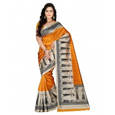 Deals, Discounts & Offers on Women Clothing - E-VASTRAM Women's Art Mysore Printed Silk Saree