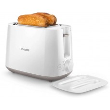 Deals, Discounts & Offers on Kitchen Applainces - Philips HD2582 830 W Pop Up Toaster  (White)