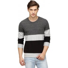 Deals, Discounts & Offers on Men Clothing - Campus Sutra Solid Men Round Neck Multicolor T-Shirt