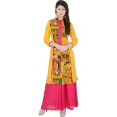 Deals, Discounts & Offers on Women Clothing - Heritage Jaipur Women's Kurta and Palazzo Set