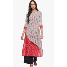 Deals, Discounts & Offers on Women Clothing - La Firangi Multicoloured Printed Kurta