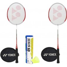 Deals, Discounts & Offers on Sports - Yonex GR301 Mavis Combo Badminton Kit(2 GR301 Badminton Racquets