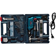 Deals, Discounts & Offers on Home Improvement - Bosch GSB 500 RE Power & Hand Tool Kit  (92 Tools)