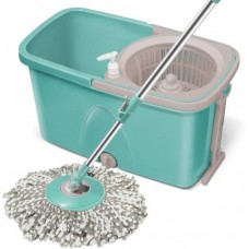 Deals, Discounts & Offers on Home Improvement - Spotzero By Milton Classic Spin Mop Set  (Built in Wringer Green)
