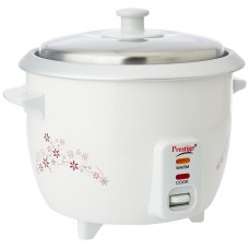 Deals, Discounts & Offers on Cookware - Prestige Delight PRWO 1.0 1-Litre Electric Rice Cooker (White)