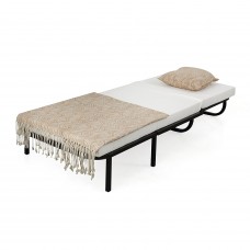 Forzza Pat Single Folding Bed with Mattress