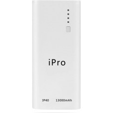 Deals, Discounts & Offers on Mobile Accessories - Ipro iP40 13000 mAh Power Bank  (White, Lithium-ion)