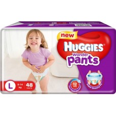 Deals, Discounts & Offers on Baby Care - Huggies Wonder Pants Large Size Diapers - L  (60 Pieces)