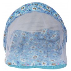 Deals, Discounts & Offers on Baby Care - Amardeep and Co Toddler Mattress with Mosquito Net (Blue) - MT-01nb