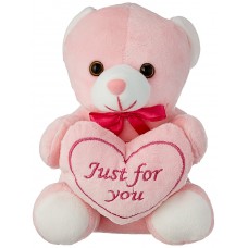 Deals, Discounts & Offers on Toys & Games - Dimpy Stuff Teddy Bear with Heart, Pink (20cm)