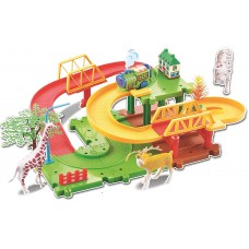 Deals, Discounts & Offers on Toys & Games - Saffire Animals 11 Multilevel Train Set, Multi Color