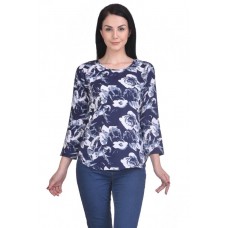 Deals, Discounts & Offers on Women Clothing - Jas Creations Casual 3/4th Sleeve Printed Women's Multicolor Top