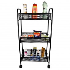 Deals, Discounts & Offers on Storage - Magna Antique Look Home Storage Trolley-Black With Warranty (Complete Home Storage Solution)