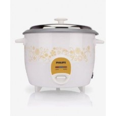 Deals, Discounts & Offers on Kitchen Applainces - Philips Daily Collection HD3043/01 Rice Cooker (White)