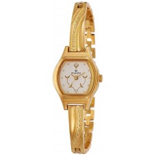 Deals, Discounts & Offers on Watches & Handbag - Maxima Formal Gold Analog White Dial Women's Watch 