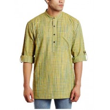 Deals, Discounts & Offers on Men Clothing - Fabindia Men's Long Sleeve Cotton Kurta