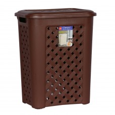 Deals, Discounts & Offers on Accessories - Cello Classic Plastic Laundry Basket, 30 Litres, Brown