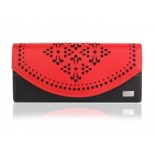 Deals, Discounts & Offers on Watches & Handbag - K London Red And Black Women's Wallet