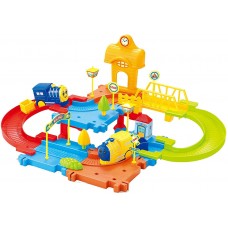 Deals, Discounts & Offers on Toys & Games - Saffire Block Train Set, Multi Color, 30 Pieces