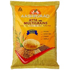 Deals, Discounts & Offers on Grocery & Gourmet Foods - Aashirvaad Atta Multigrains, 5kg 